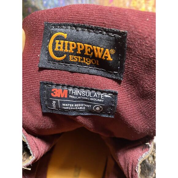 Chippewa 29416 Bay Apache Utility Waterproof Insulated Size 12 E no steel toe main image 12